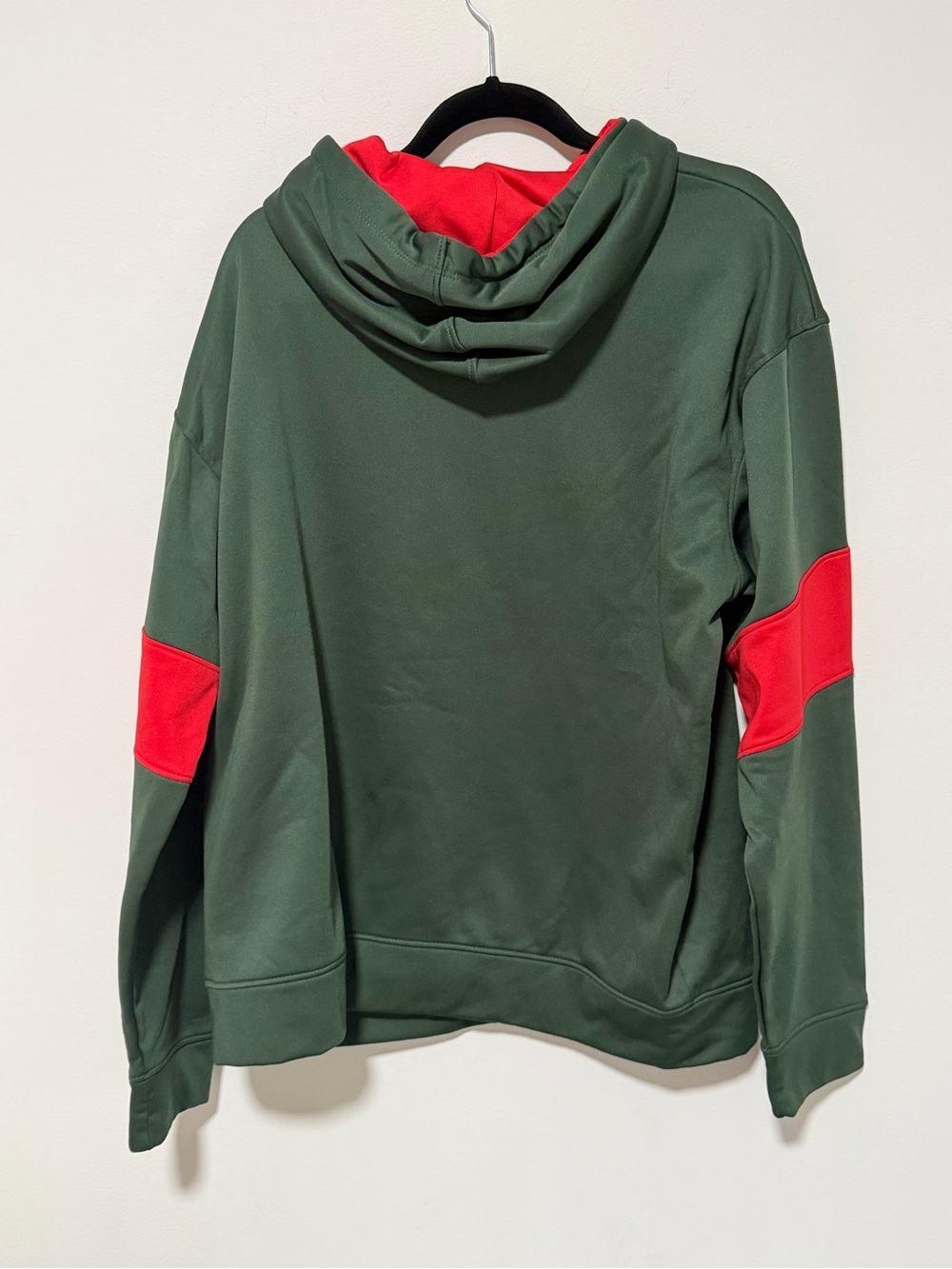 Men's Minnesota Wild NHL Poly Fleece Pullover Hoodie - Picture 4 of 4